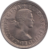 1959 SIXPENCE ( BU )