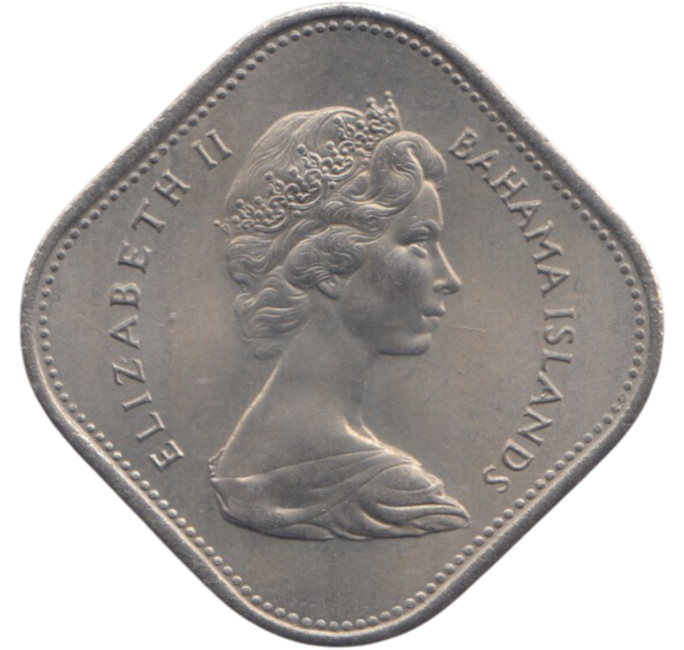 1966 BAHAMAS FIFTEEN CENTS