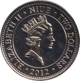 2012 TWO DOLLARS BU NIUE
