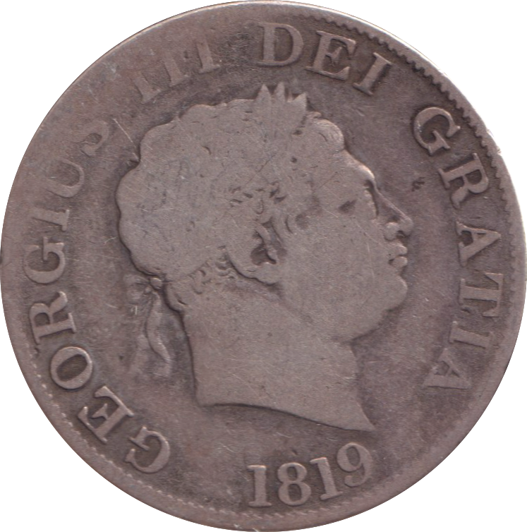 1819 HALFCROWN ( FINE )