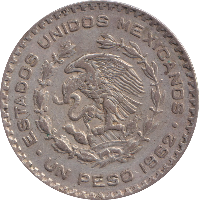 1962 1 PESO MEXICO