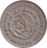 1962 1 PESO MEXICO
