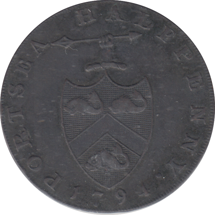 1794 PORTSEA HALFPENNY TOKEN