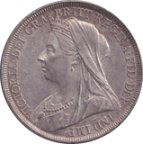 1898 LXII CROWN ( AUNC )