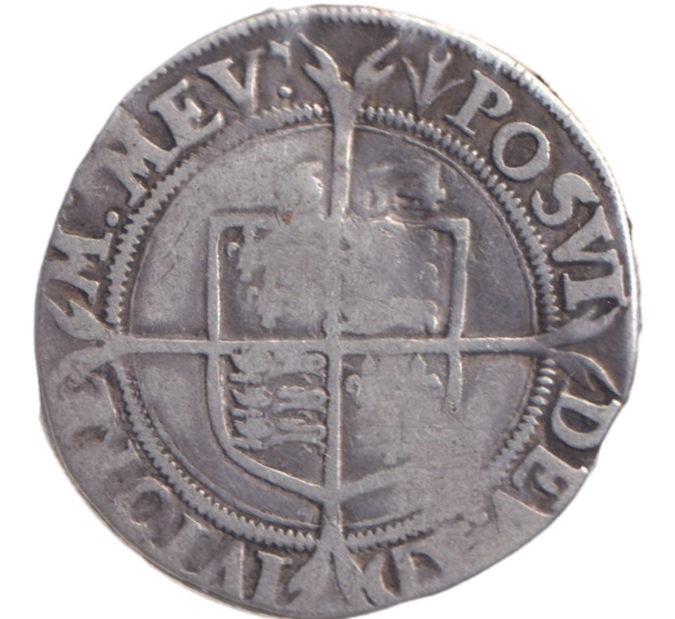 1664 SILVER SIXPENCE ELIZABETH I