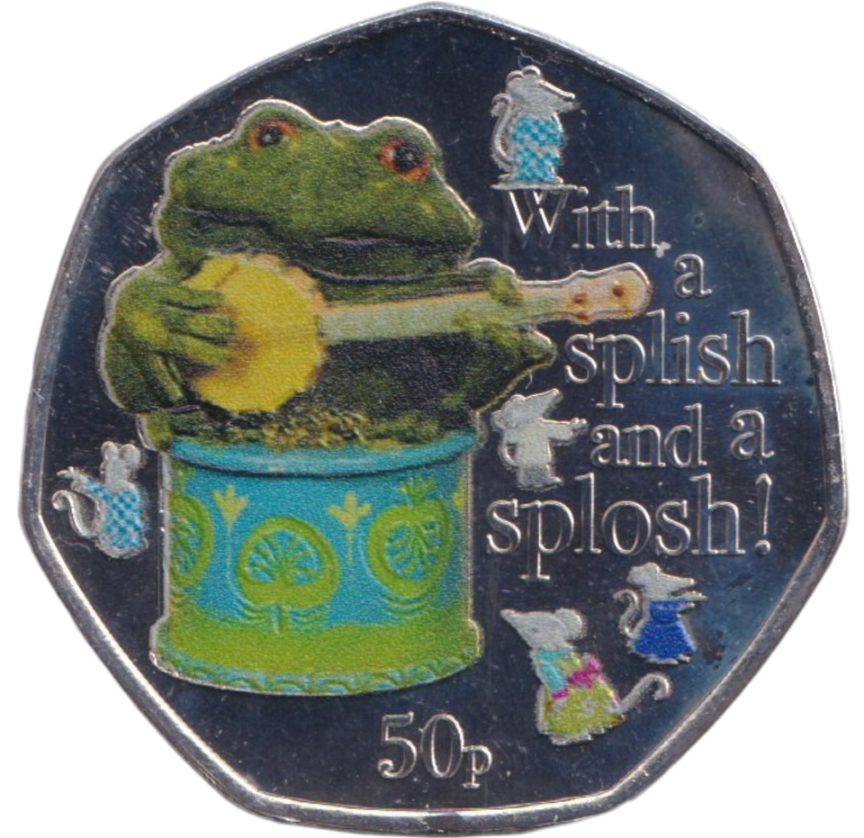 2024 COLOURED 50P BAGPUSS GABRIEL THE BANJO BU