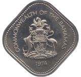 1974 BAHAMAS FIFTEEN CENTS