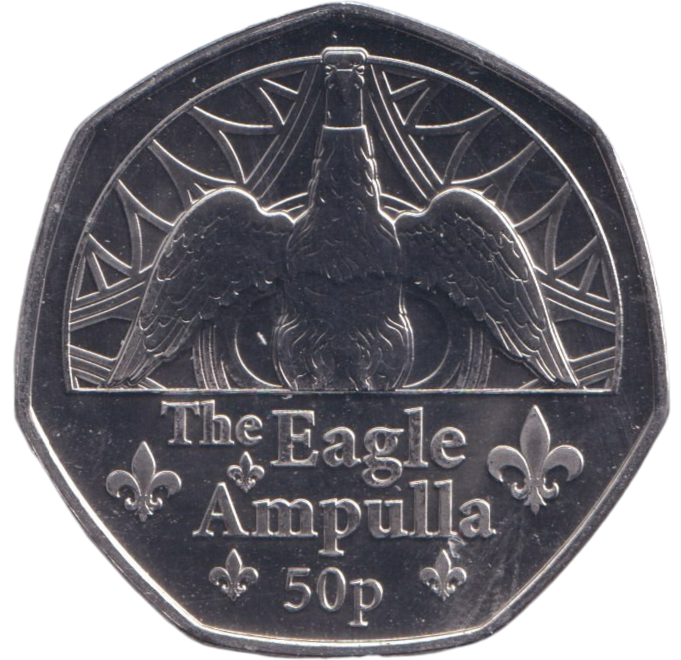 2023 BU 50P THE EAGLE AMPULLA GUERNSEY