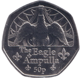 2023 BU 50P THE EAGLE AMPULLA GUERNSEY