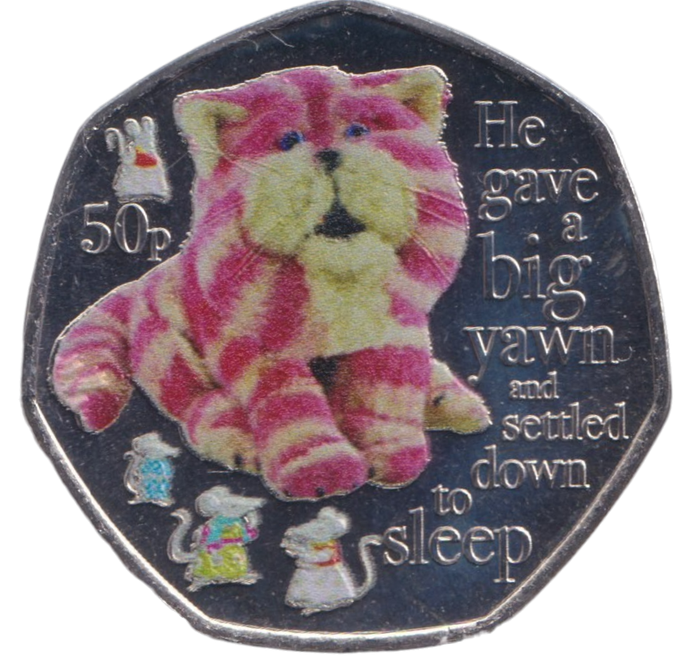 2024 COLOURED 50P BAGPUSS BU