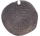 1603 SILVER SIXPENCE JAMES I