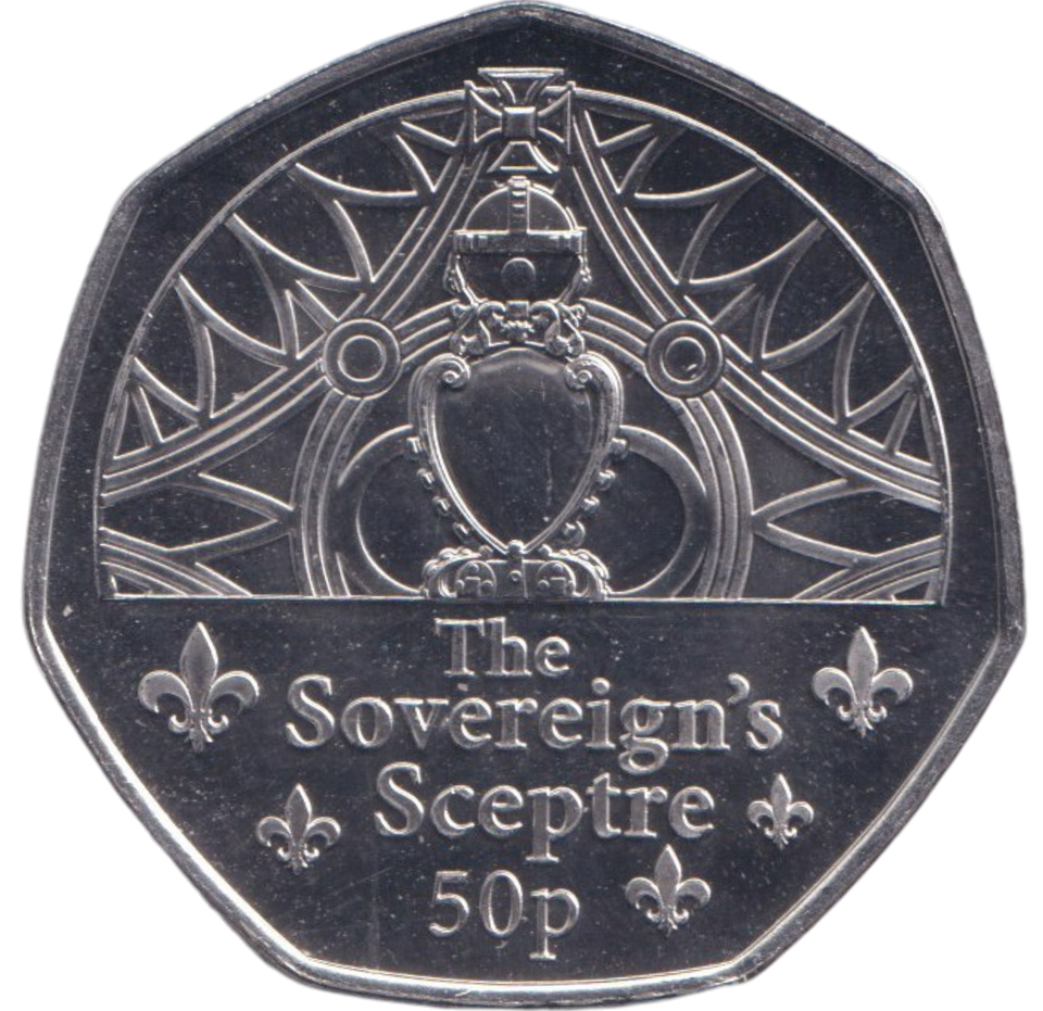 2023 BU 50P THE SOVEREIGN SCEPTRE GUERNSEY