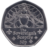 2023 BU 50P THE SOVEREIGN SCEPTRE GUERNSEY