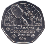 2023 BU 50P THE ANCIENT CORONATION SPOON GUERNSEY