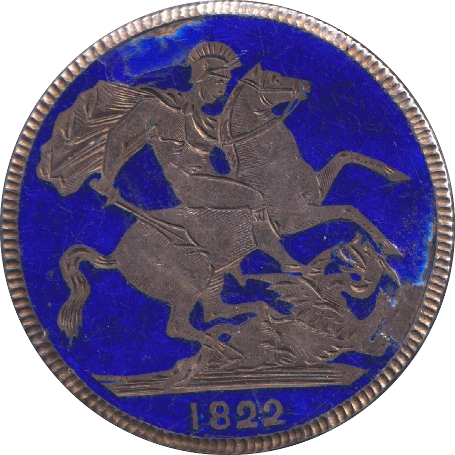 1822 ENAMELLED CROWN EX-MOUNT
