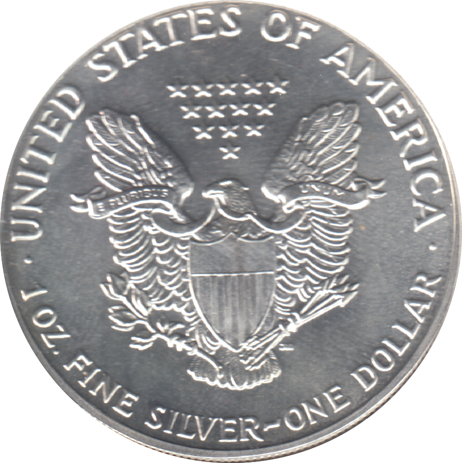 1987 AMERICAN EAGLE SILVER DOLLAR 1 OZ FINE SILVER USA