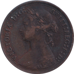 1878 HALF PENNY ( VF )