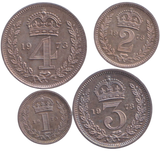 1973 MAUNDY SET ( UNC ) WESTMINSTER ABBEY