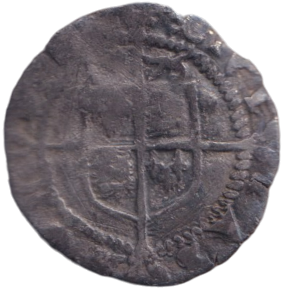 1575 SILVER HALF GROAT ELIZABETH I