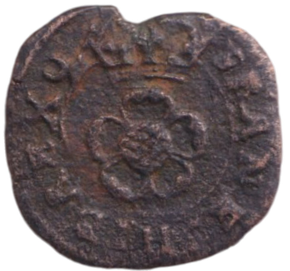 1625 ROSE FARTHING CHARLES I