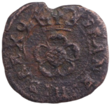 1625 ROSE FARTHING CHARLES I