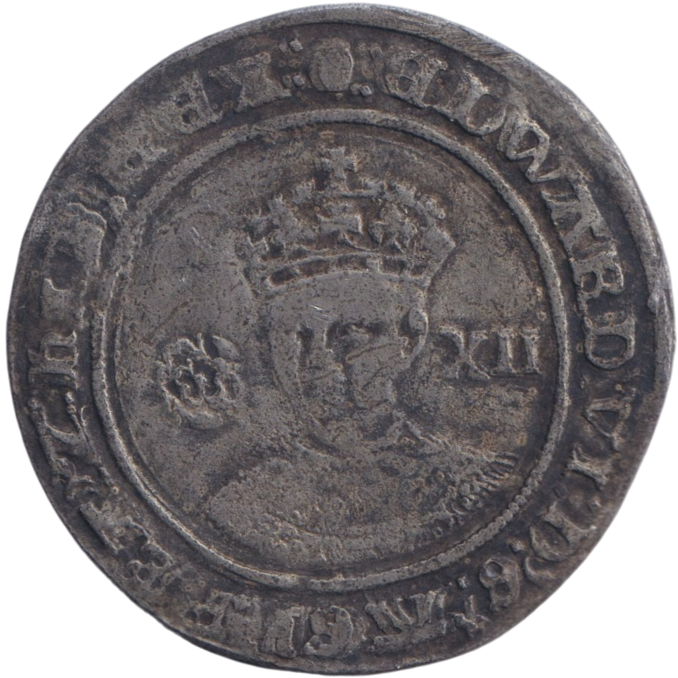 1551 SILVER SHILLING EDWARD VI