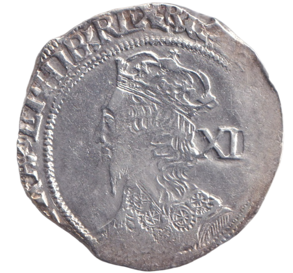 1625 SILVER SHILLING CHARLES I
