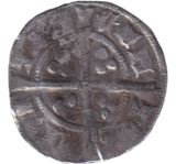 1307-1327 SILVER PENNY EDWARD II CANTERBURY MINT