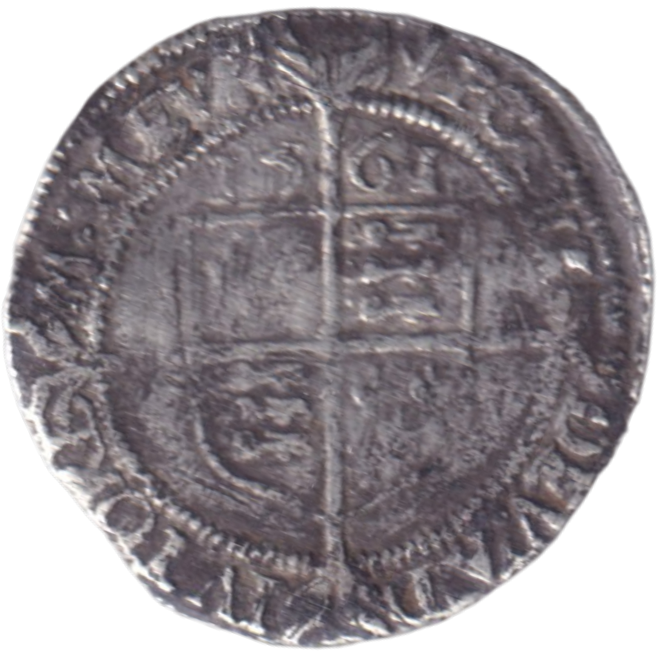 1561 SILVER THREEPENCE ELIZABETH I