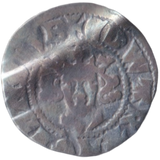 1327 SILVER PENNY EDWARD III CANTERBURY MINT