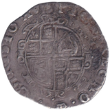 1635 SILVER SIXPENCE CHARLES I
