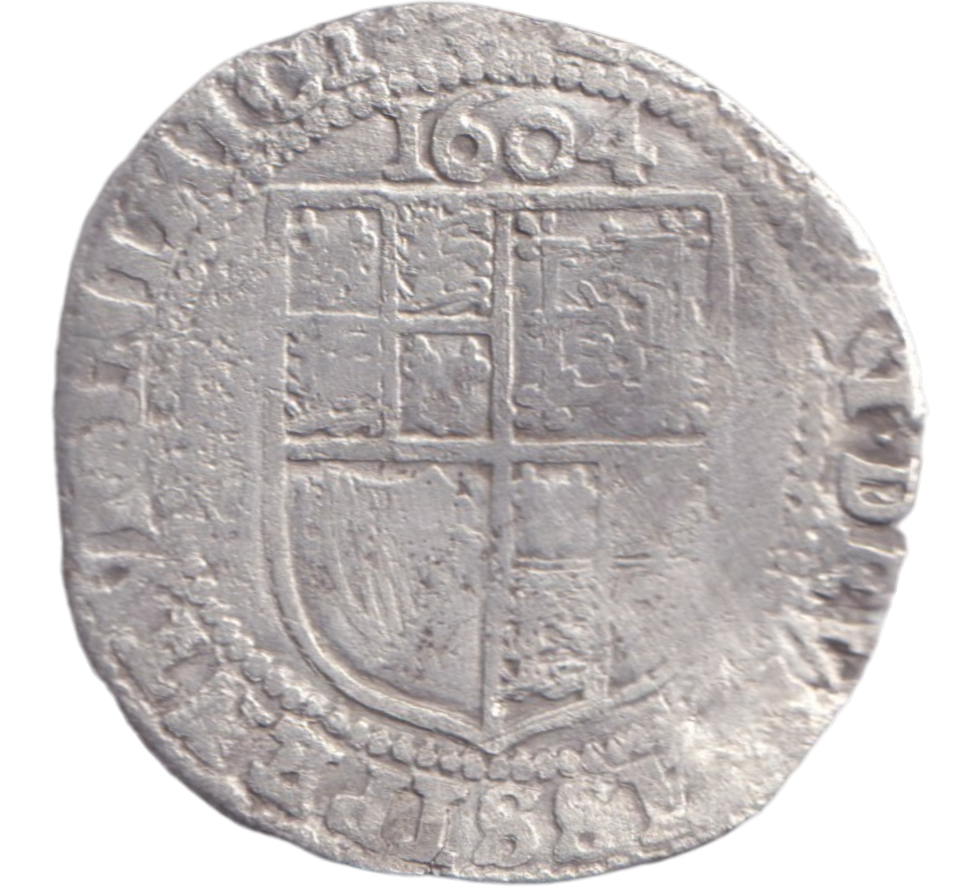 1604 SILVER SIXPENCE JAMES I