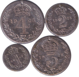 1926 MAUNDY SET ( UNC )