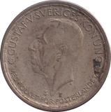 1950 SILVER 2 KRONOR SWEDEN
