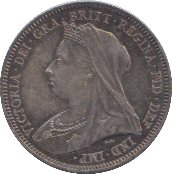 1893 SHILLING ( EF )