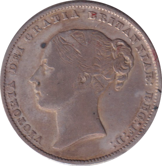 1860 SHILLING ( VF )
