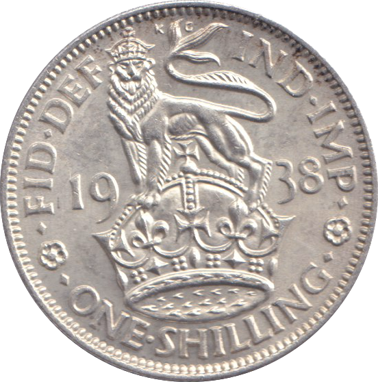 1938 SHILLING ( UNC ) ENGLISH