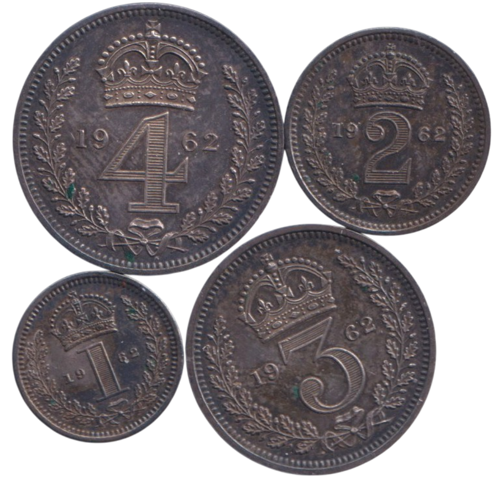 1962 MAUNDY SET ( UNC )