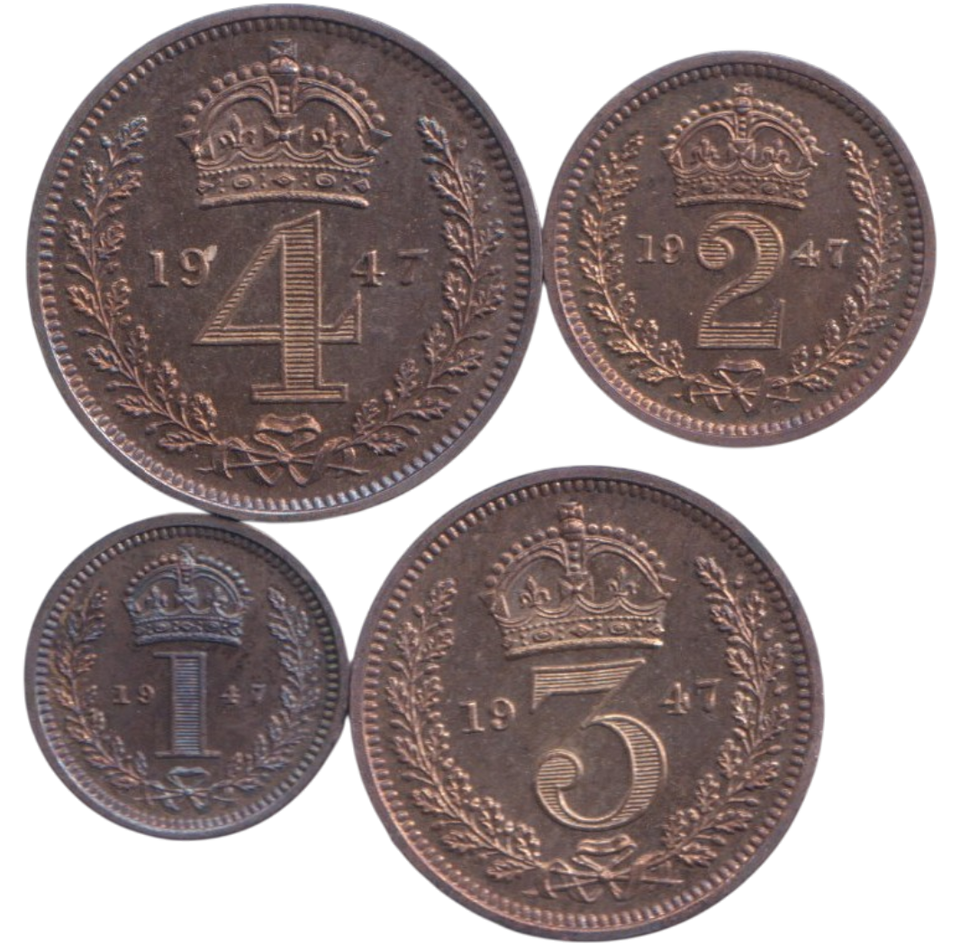 1947 MAUNDY SET ( UNC )