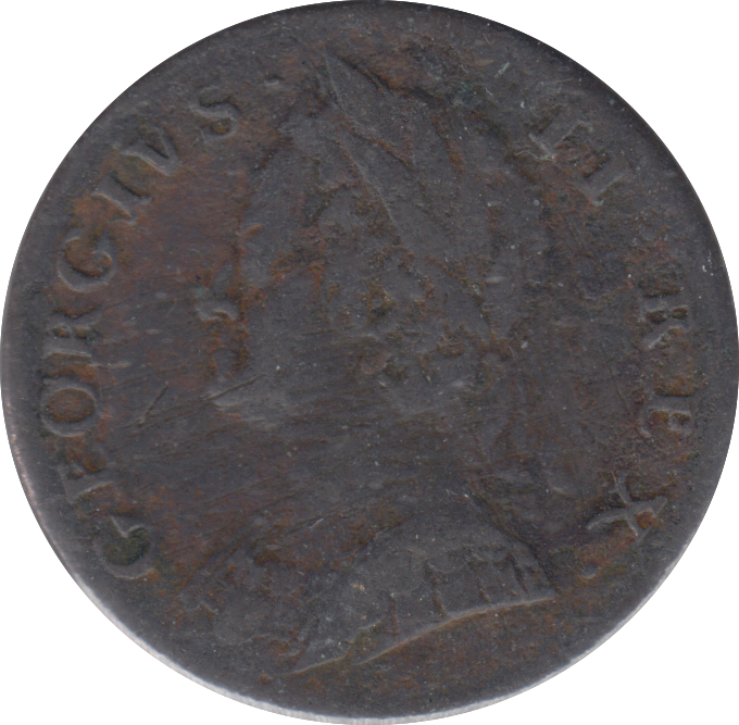 1747 HALFPENNY ( FINE )
