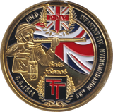 1944 MEDALLION D-DAY ENAMELLED SWORD BEACH