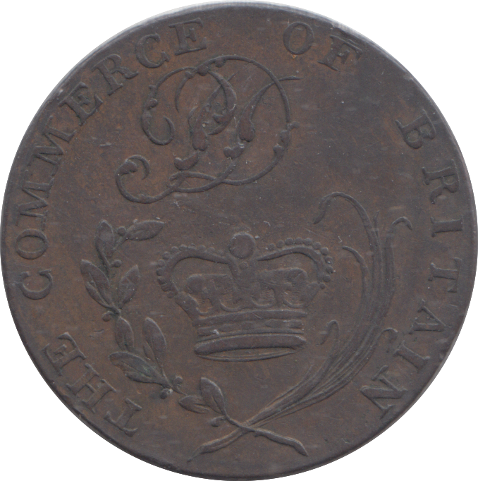 1795 BURRY HALFPENNY TOKEN