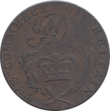 1795 BURRY HALFPENNY TOKEN