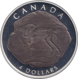 2007 SILVER PROOF 4 DOLLARS CANADA