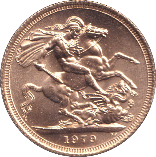 1979 GOLD SOVEREIGN ( UNC )