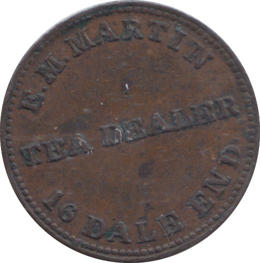 1841 BIRMINGHAM FARTHING TEA TOKEN