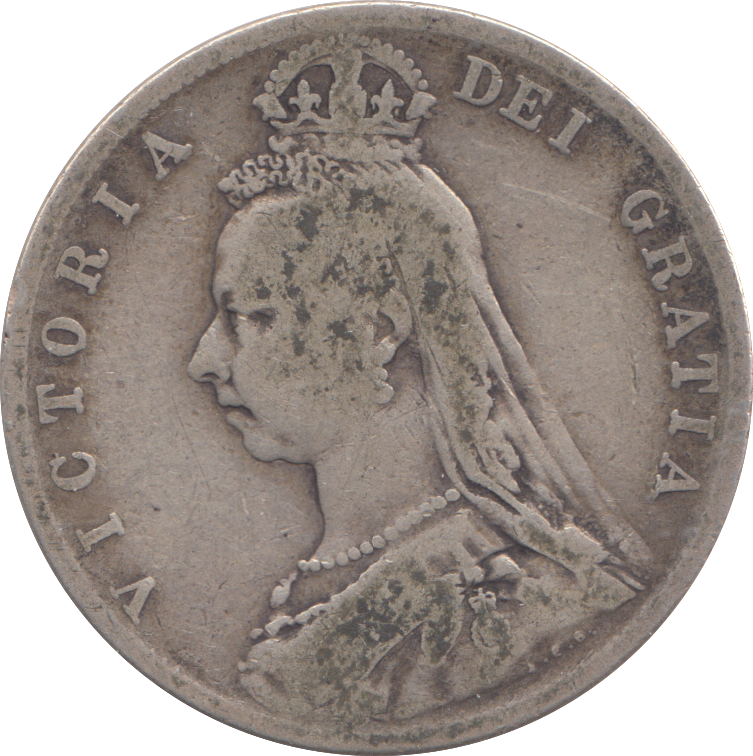 1890 HALFCROWN ( FINE )