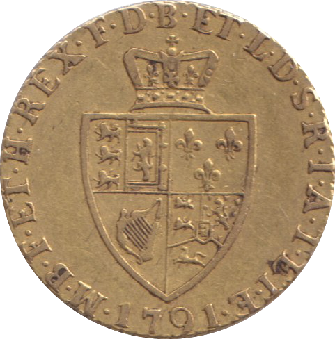 1791 GOLD HALF GUINEAS ( FINE )