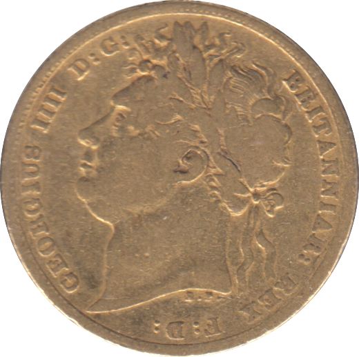 1822 GOLD SOVEREIGN ( FINE )