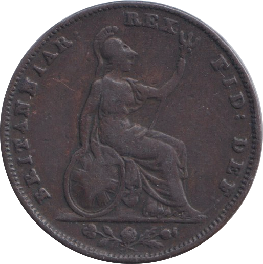 1836 FARTHING ( VF )